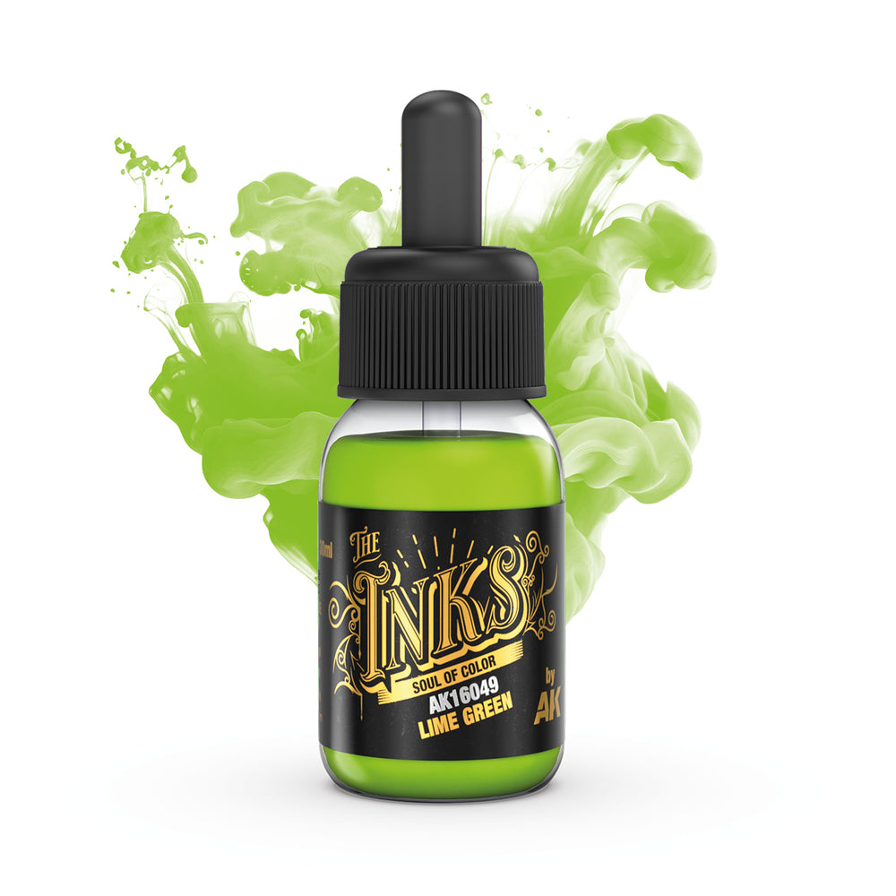 AK Interactive Inks - Lime Green (30ml)