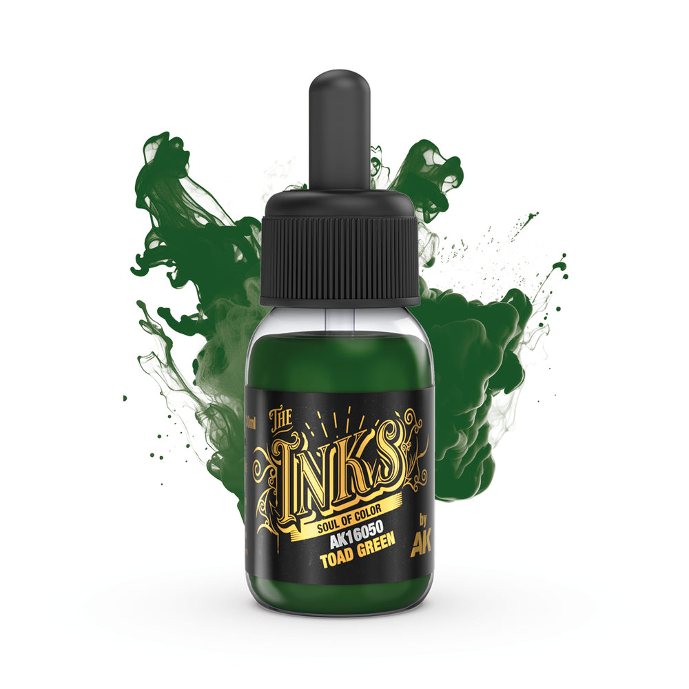 AK Interactive Inks - Toad Green (30ml)