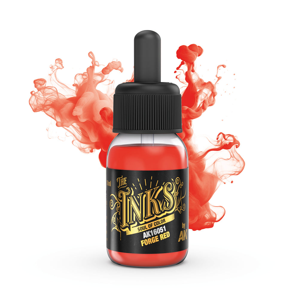 AK Interactive Inks - Forge Red (30ml)