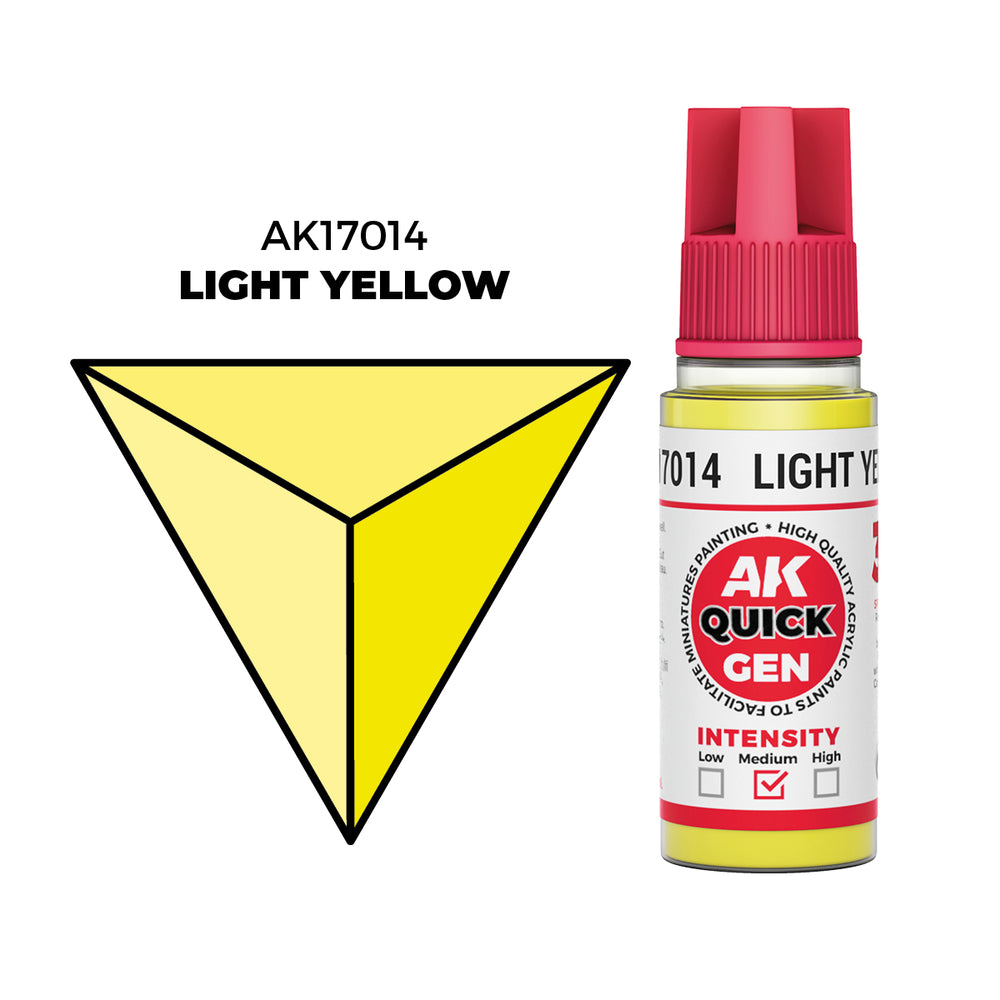 AK Interactive Quick Gen - Light Yellow (18ml)