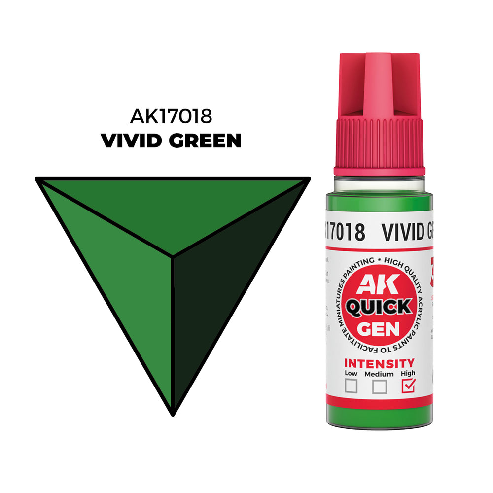 AK Interactive Quick Gen - Vivid Green (18ml)