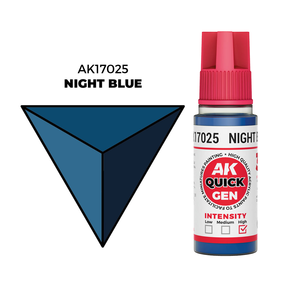 AK Interactive Quick Gen - Night Blue (18ml)