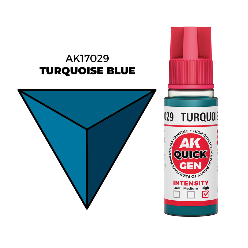 AK Interactive Quick Gen - Turquoise Blue (18ml)