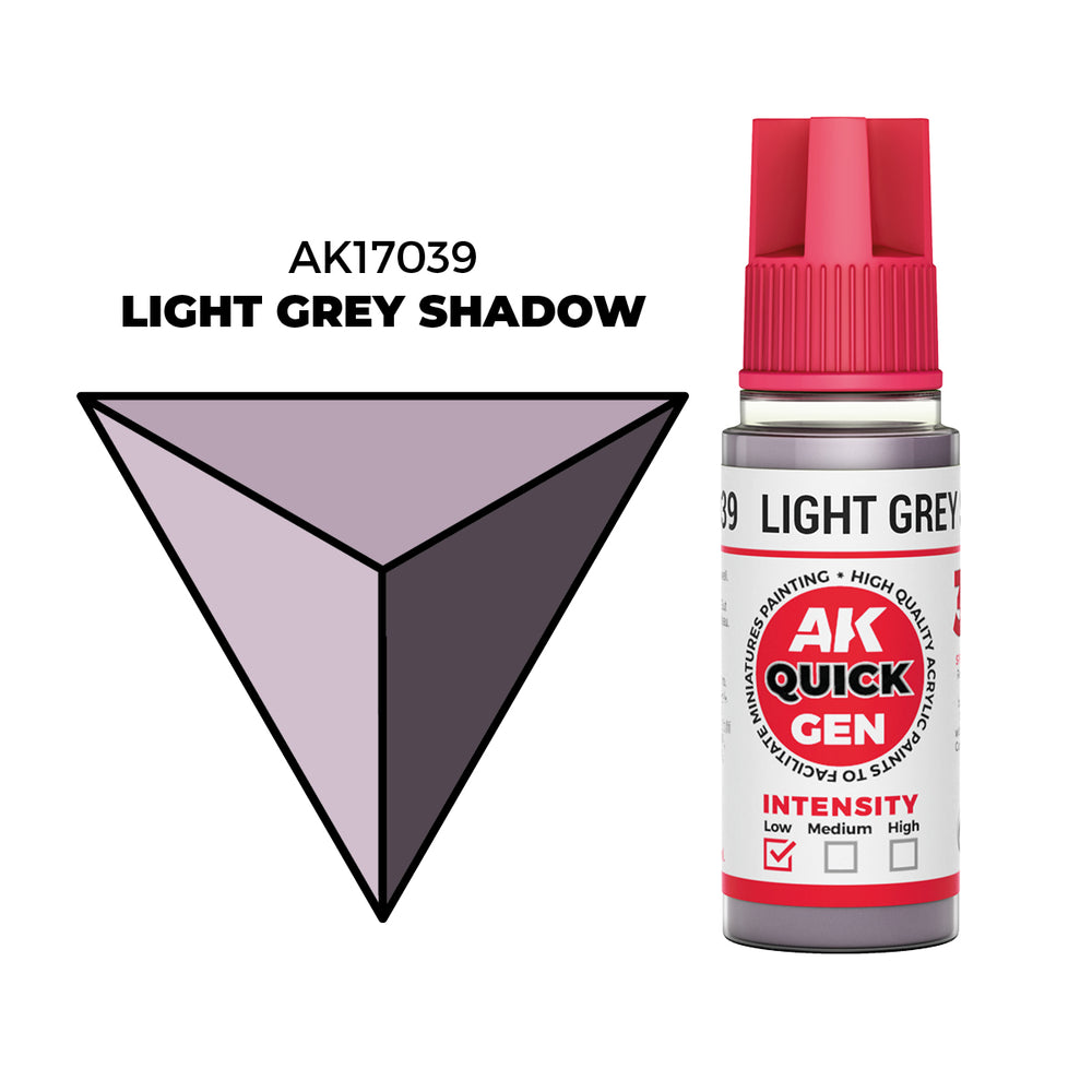 AK Interactive Quick Gen - Light Grey Shadow (18ml)