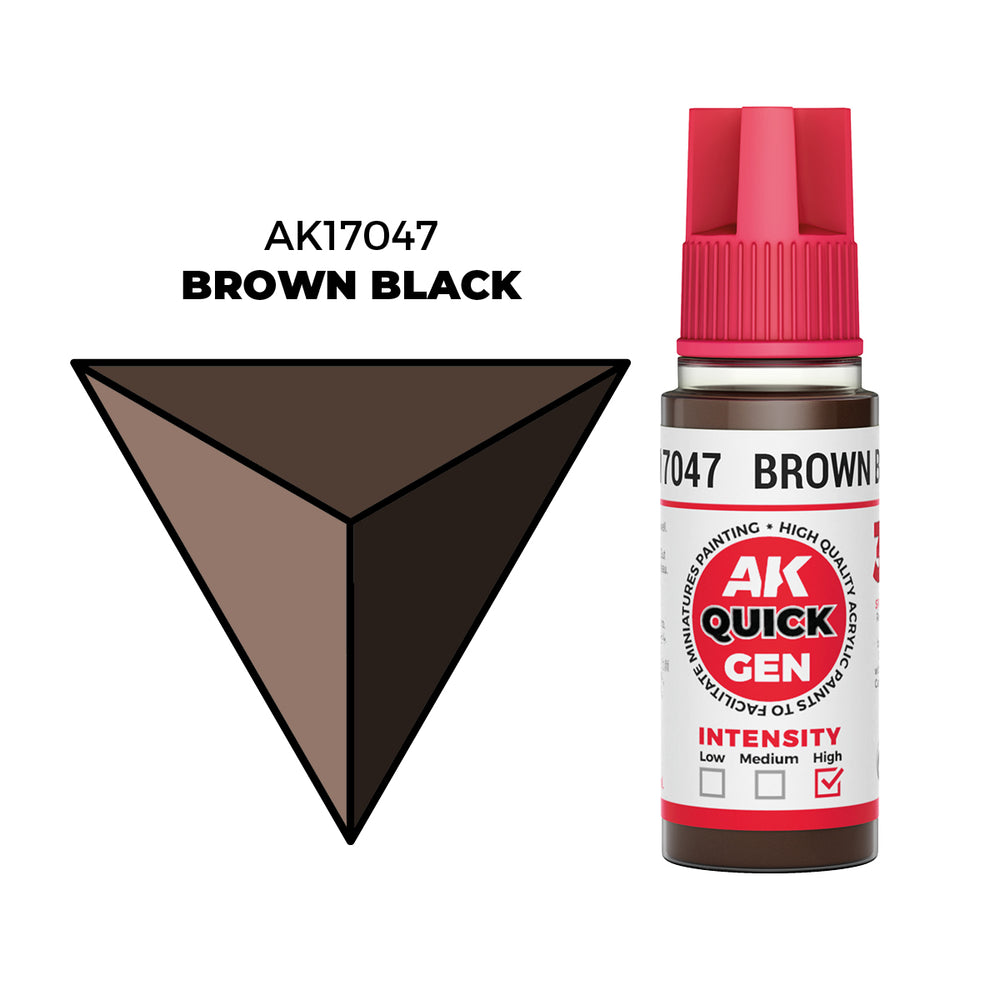AK Interactive Quick Gen - Brown Black (18ml)