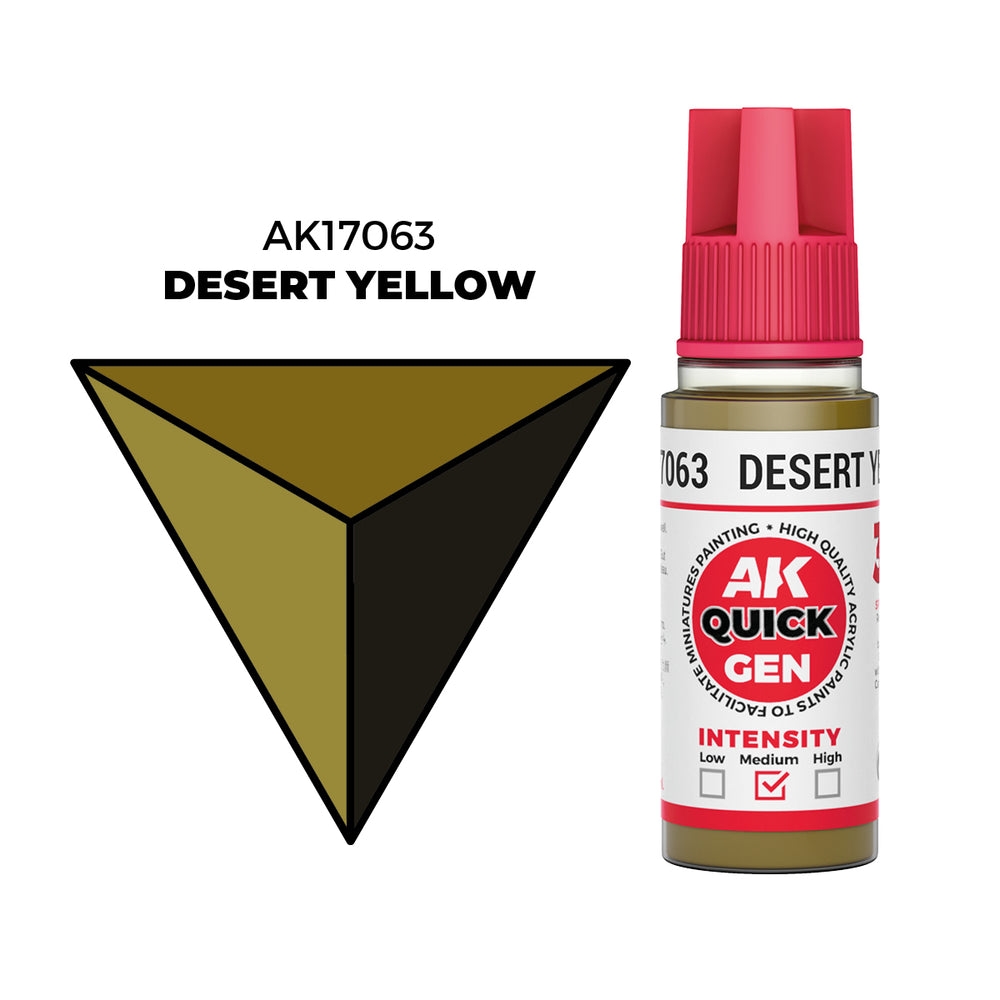 AK Interactive Quick Gen - Desert Yellow (18ml)