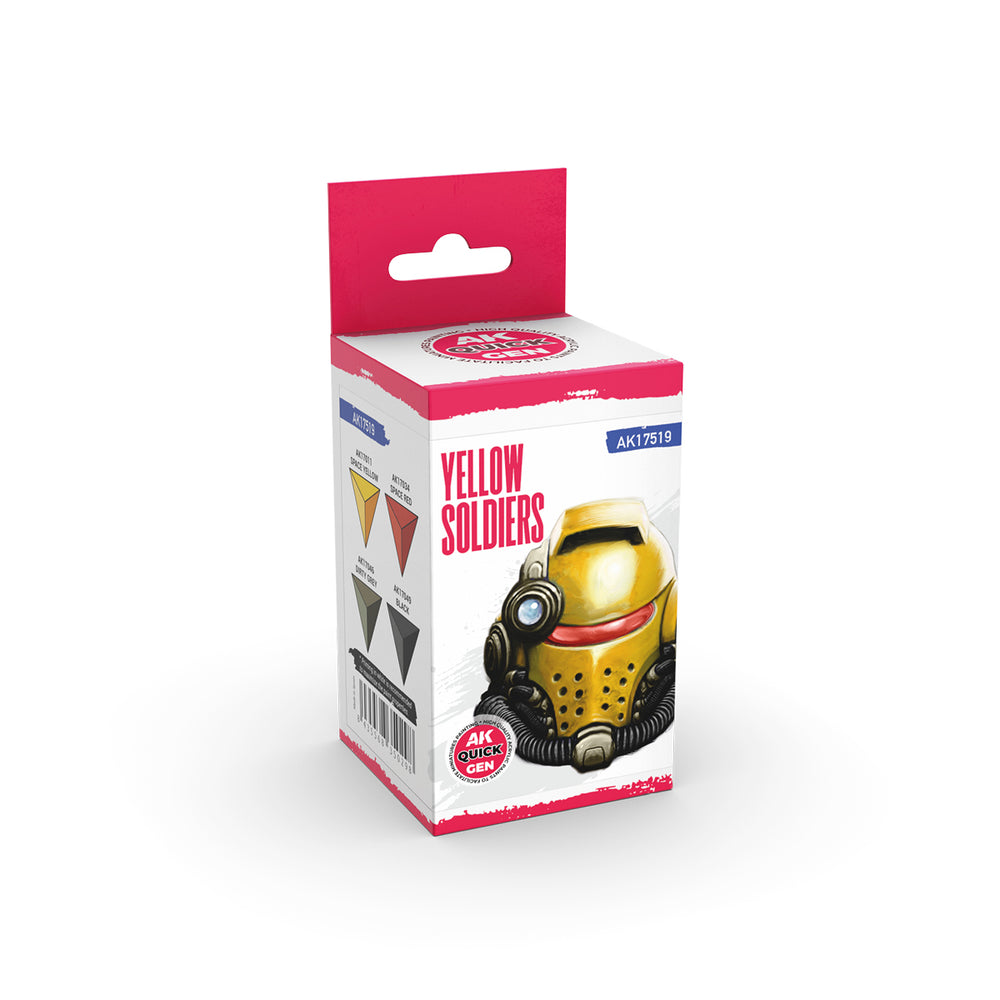 AK Interactive Quick Gen - Yellow Soldiers Set