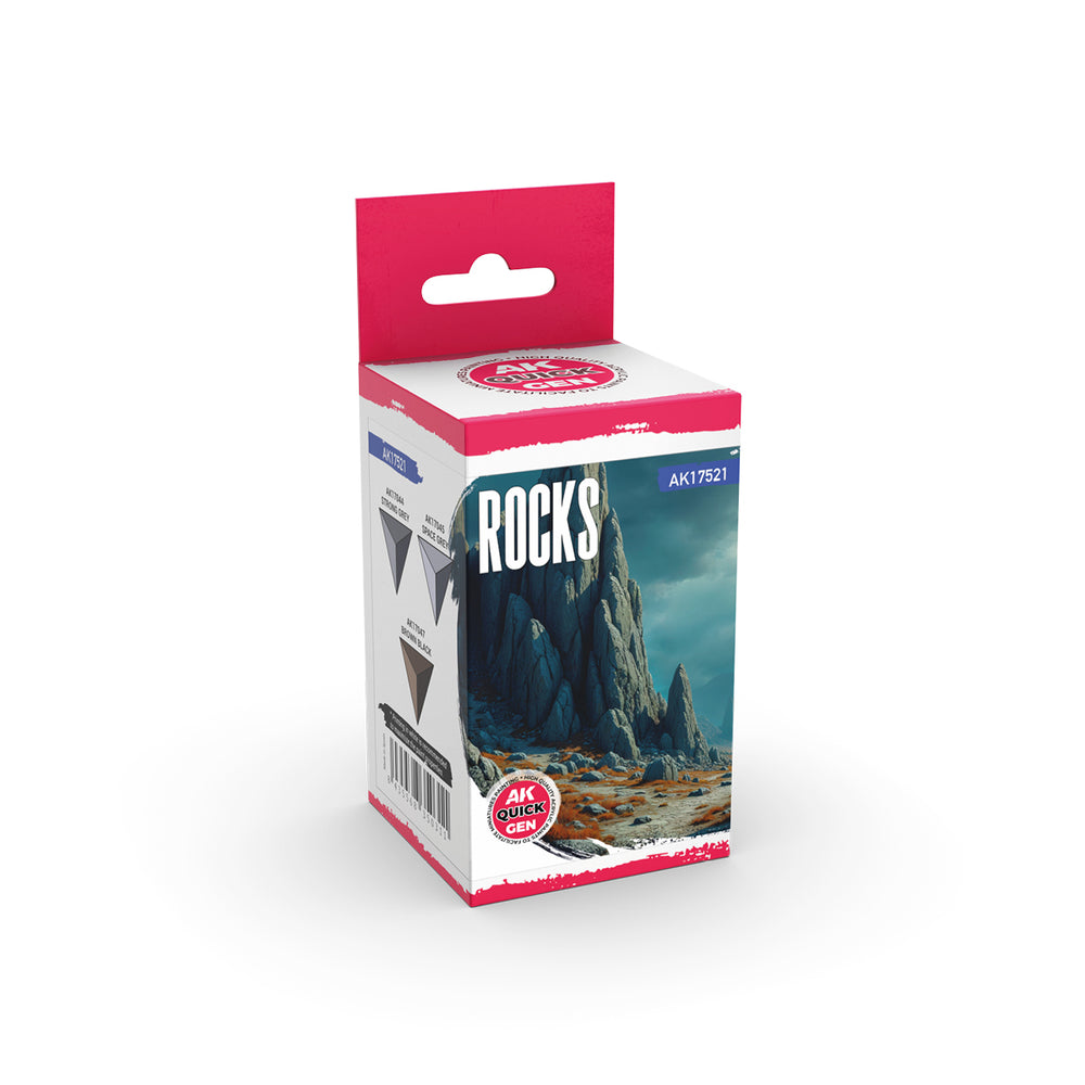 AK Interactive Quick Gen - Rocks Set