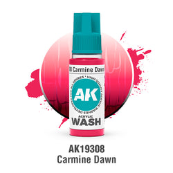 AK Interactive Acrylic Washes - Carmine Dawn (18ml)