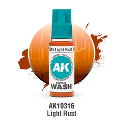 AK Interactive Acrylic Washes - Light Rust (18ml)