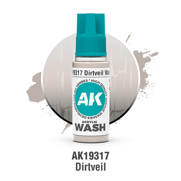 AK Interactive Acrylic Washes - Dirtveil (18ml)