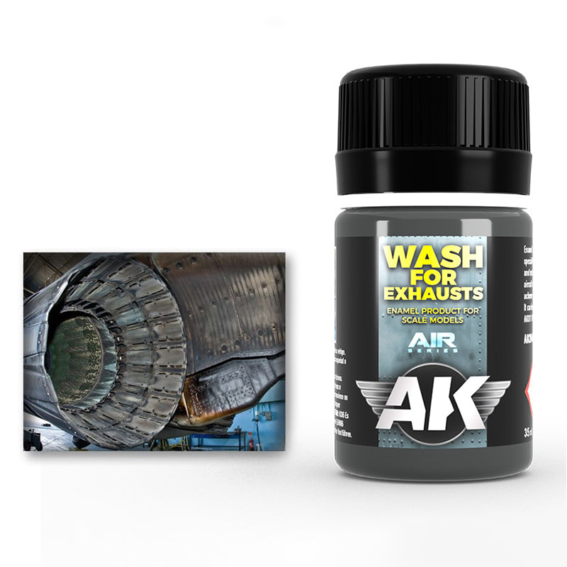 AK Interactive Weathering Enamels - Exhaust Wash (35ml)