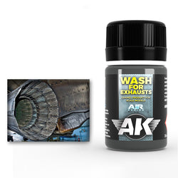 AK Interactive Weathering Enamels - Exhaust Wash (35ml)