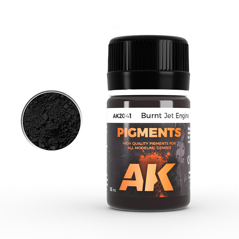 AK Interactive Pigments - Burnt Jet Engine Pigment (35ml)