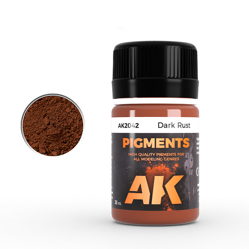 AK Interactive Pigments - Dark Rust Pigment (35ml)