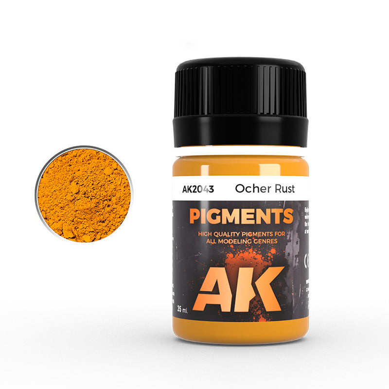 AK Interactive Pigments - Ocher Rust Pigment (35ml)