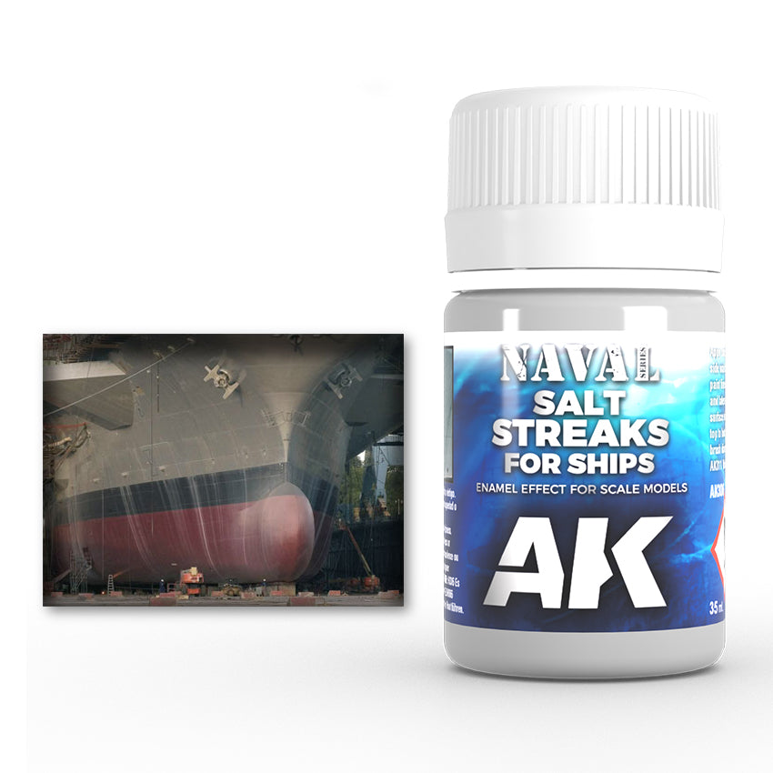 AK Interactive Weathering Enamels - Salt Streaks for Ships (35ml)