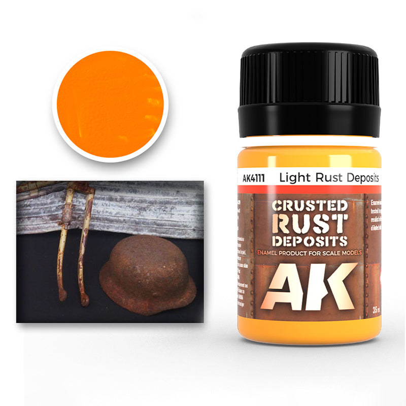 AK Interactive Weathering Enamels - Light Rust Deposits (35ml)