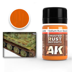 AK Interactive Weathering Enamels - Medium Rust Deposits (35ml)