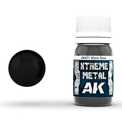 AK Interactive Xtreme Metal - Black Base (30ml)