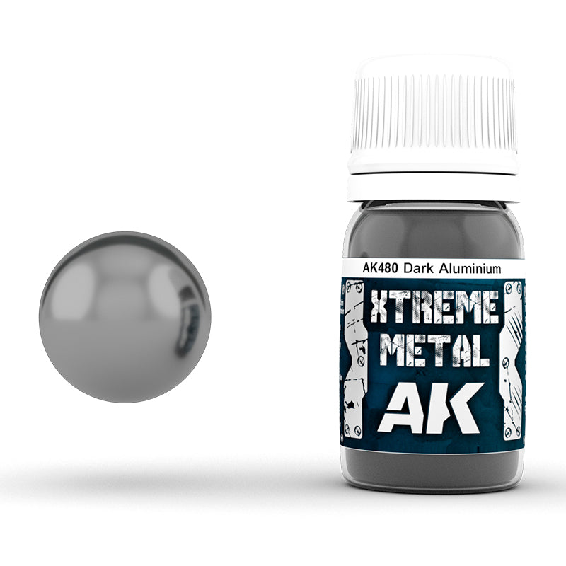 AK Interactive Xtreme Metal - Dark Aluminium (30ml)