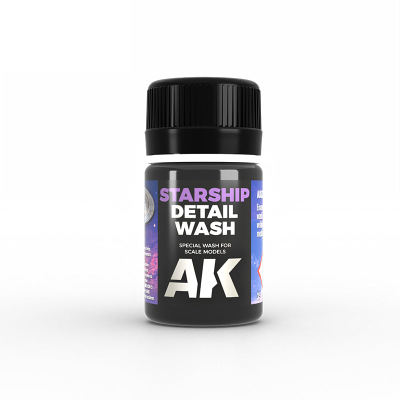 AK Interactive Weathering Enamels - Starship Detail Wash (35ml)
