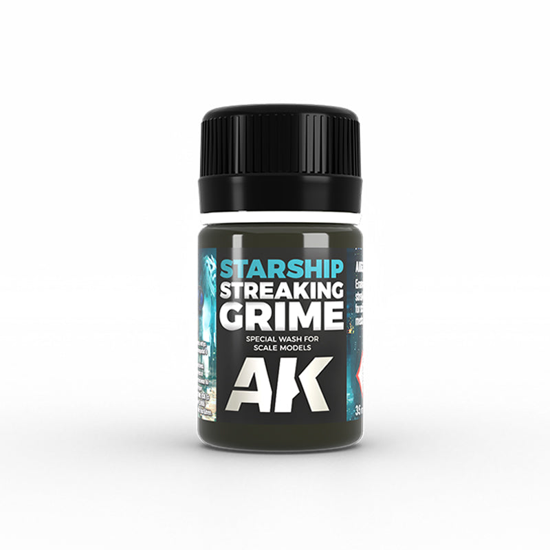 AK Interactive Weathering Enamels - Starship Streaking Grime (35ml)