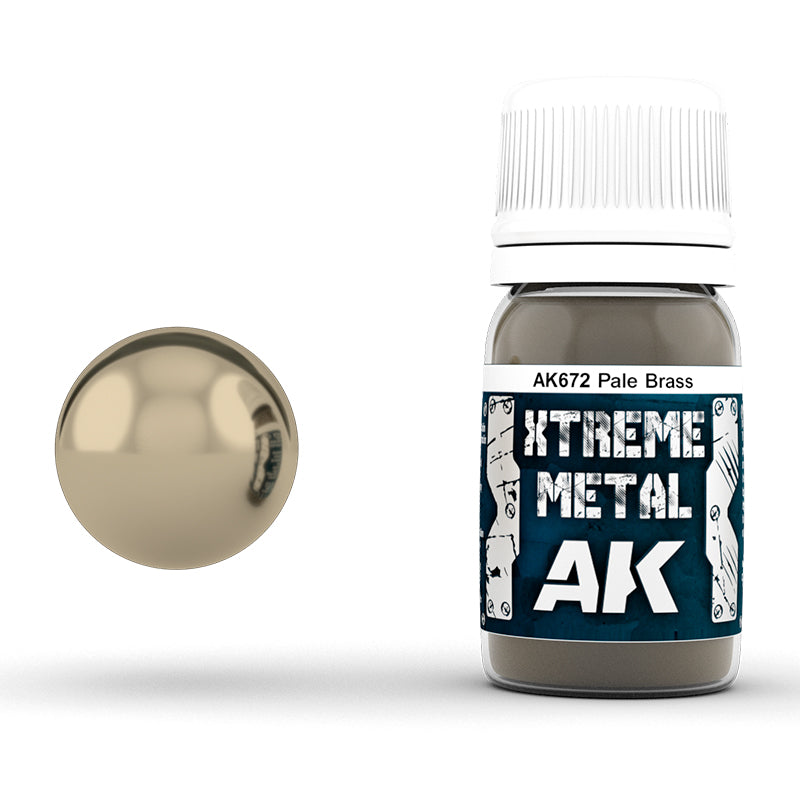 AK Interactive Xtreme Metal - Pale Brass (30ml)