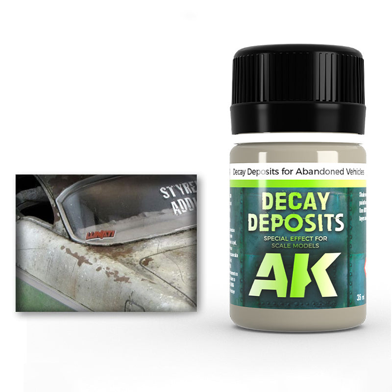 AK Interactive Weathering Enamels - Decay Deposits for Abandoned Vehicles (35ml)