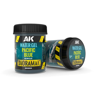 AK Interactive Textures - Water Gel Pacific Blue (250ml)