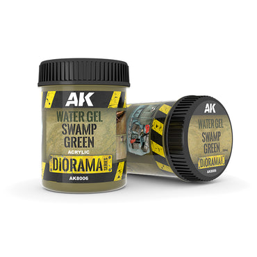 AK Interactive Textures - Water Gel Swamp Green (250ml)