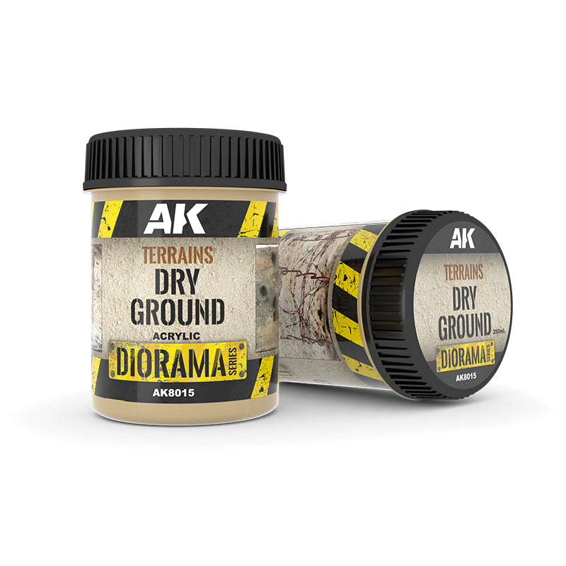 AK Interactive Textures - Dry Ground (250ml)