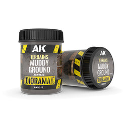 AK Interactive Textures - Muddy Ground (250ml)