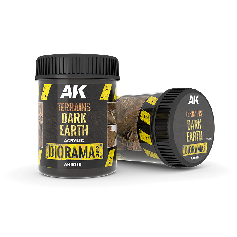 AK Interactive Textures - Dark Earth (250ml)