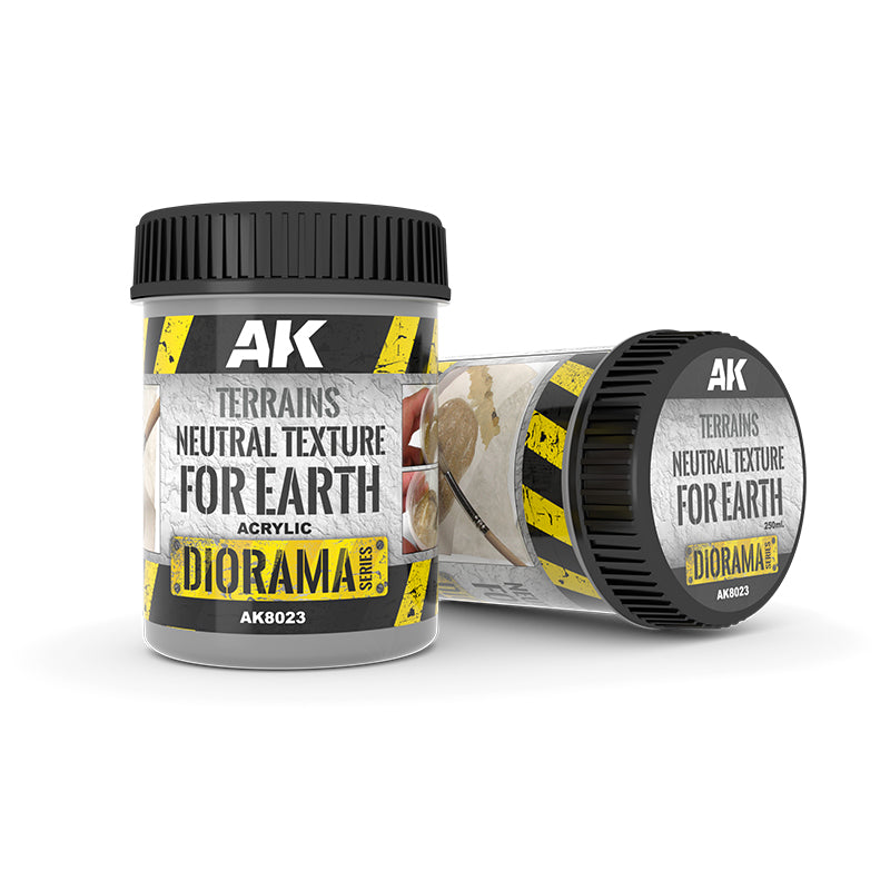 AK Interactive Textures - Neutral Texture for Earth (Base Product) (250ml)