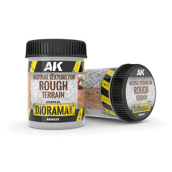 AK Interactive Textures - Neutral Texture for Rough Terrain (Base Product) (250ml)