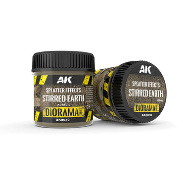AK Interactive Textures - Splatter Effects Stirred Earth (100ml)