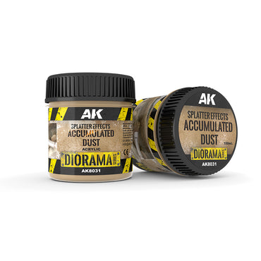 AK Interactive Textures - Splatter Effects Accumulated Dust (100ml)