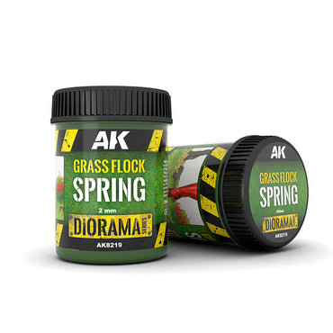 AK Interactive Vegetation - Grass Flock 2MM Spring (250ml)