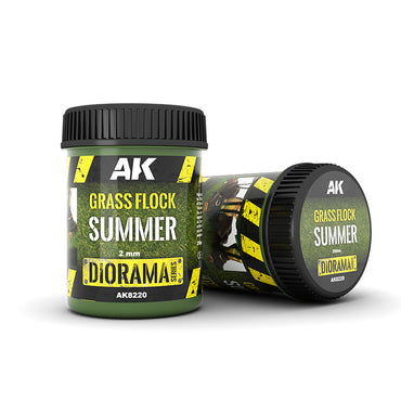 AK Interactive Vegetation - Grass Flock 2MM Summer (250ml)