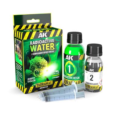 AK Interactive Textures - Resin Radioactive Water - 2 Components Epoxy Resin (180ml)