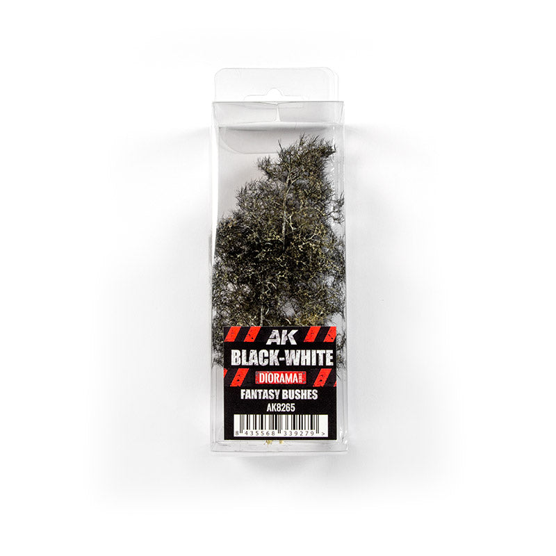 AK Interactive Vegetation - Black-White - Fantasy Bushes