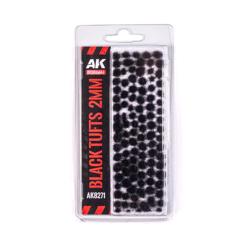 AK Interactive Vegetation - Black Fantasy Tufts 2MM