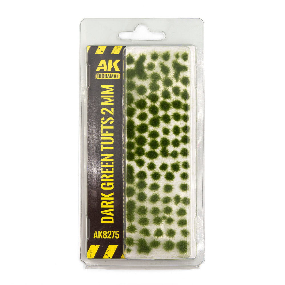AK Interactive Vegetation - Dark Green Tufts 2MM