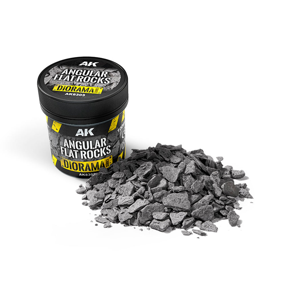 AK Interactive Terrains - Angular Flat Rocks (100ml)