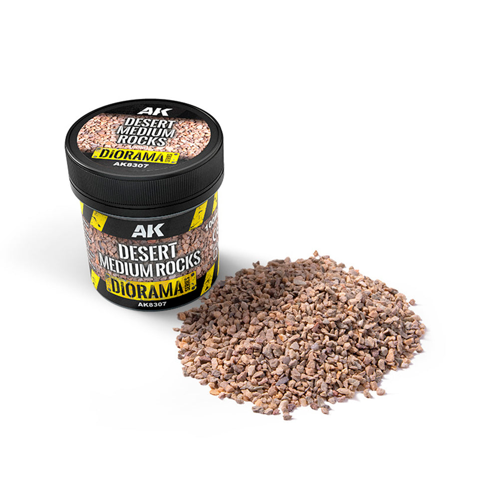 AK Interactive Terrains - Desert Medium Rocks (100ml)