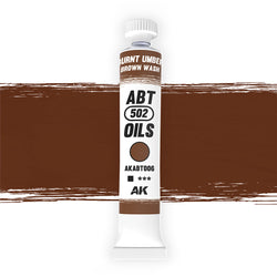 AK Interactive Abteilung 502 Oils - Burnt Umber/Brown Wash (20ml)