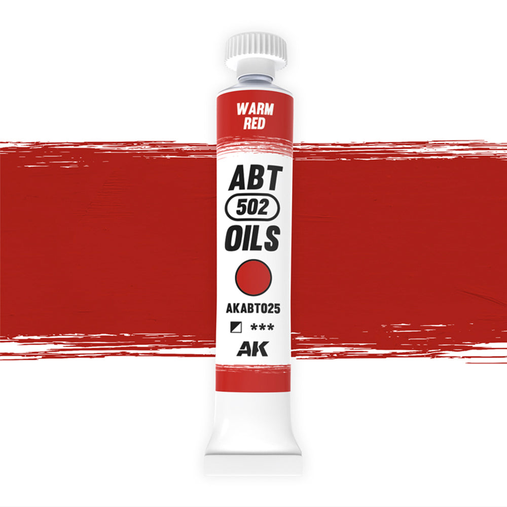 AK Interactive Abteilung 502 Oils - Warm Red (20ml)