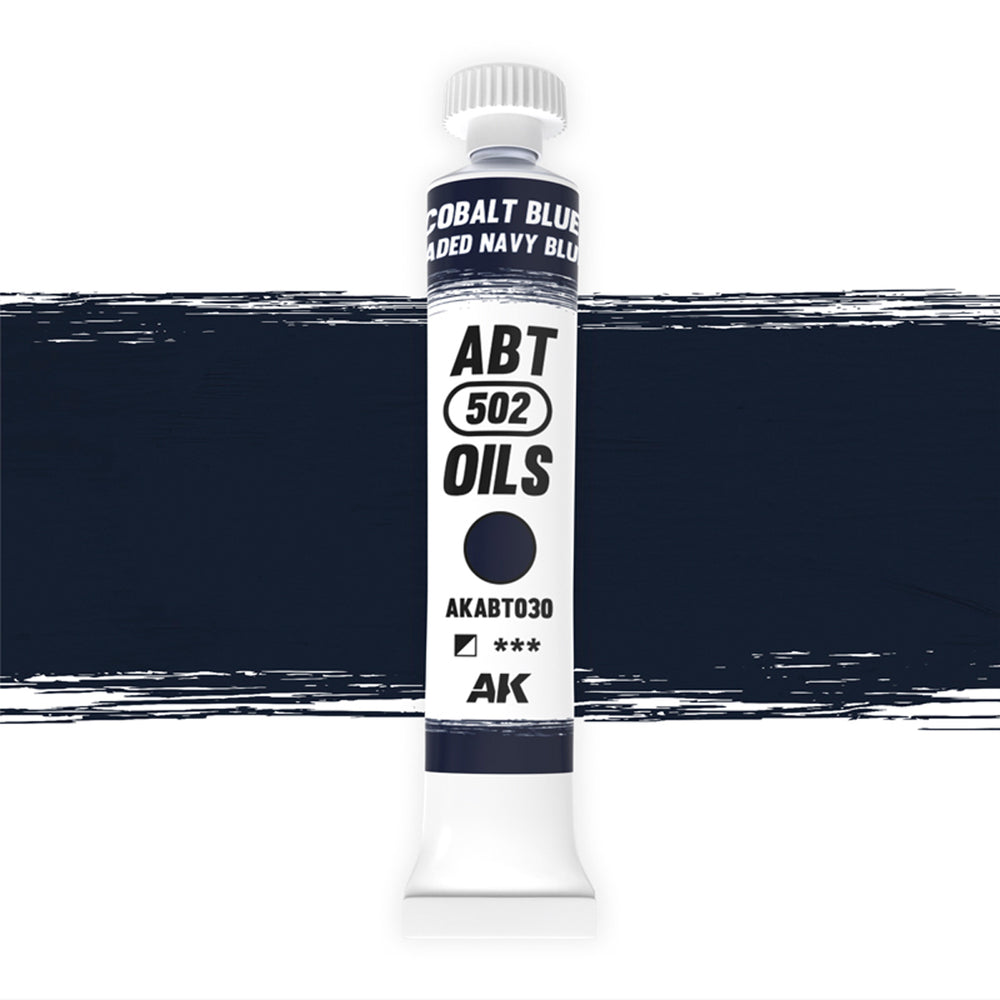 AK Interactive Abteilung 502 Oils - Cobalt Blue/Faded Navy Blue (20ml)