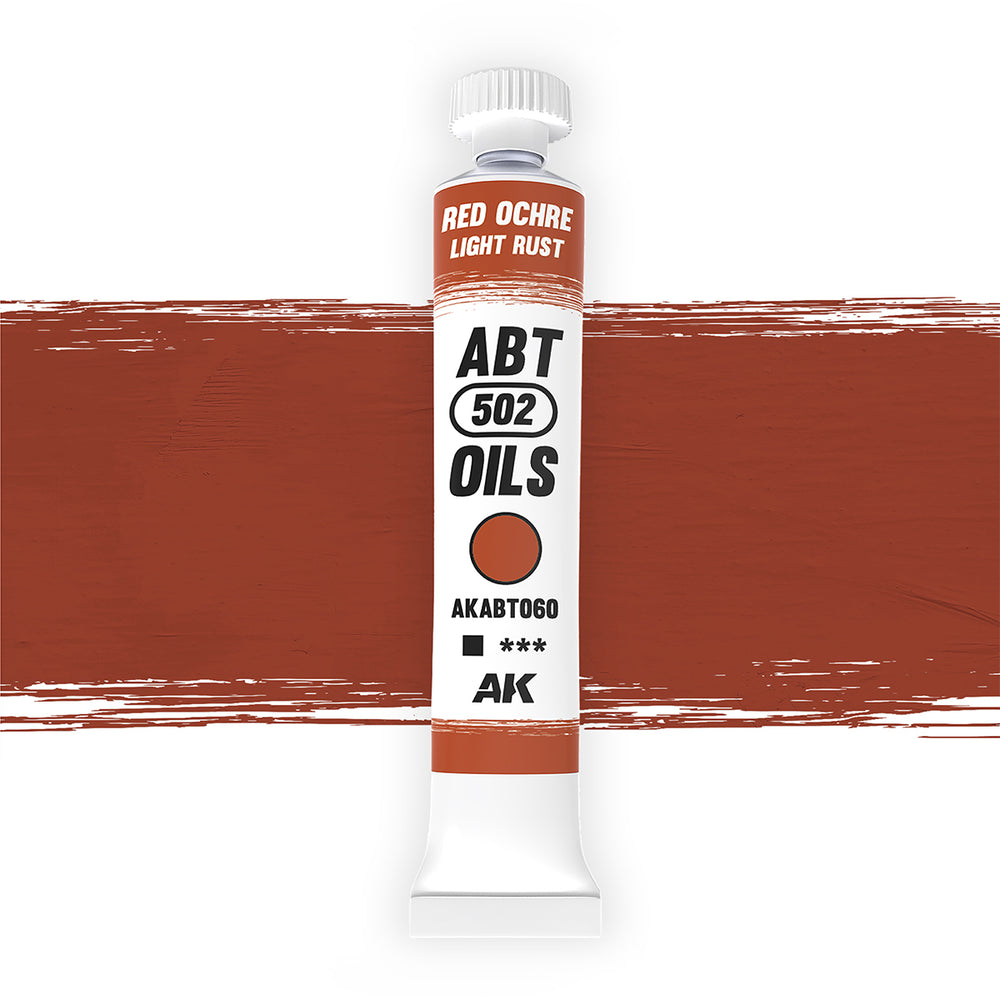 AK Interactive Abteilung 502 Oils - Red Ochre/Light Rust (20ml)